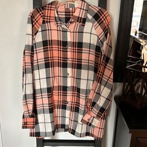 SHEIN Women’s Lightweight Flannel Shirt Size Large NWOT